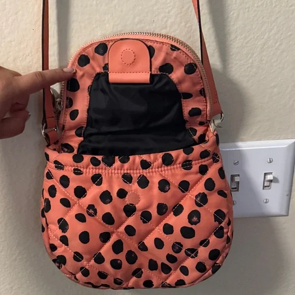 Marc Jacobs Orange and Black Polka Dot Crossbody Bag - Picture 5 of 8